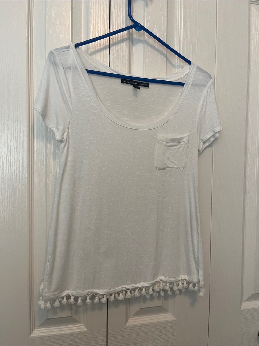 WHBM white tee. Size XS.